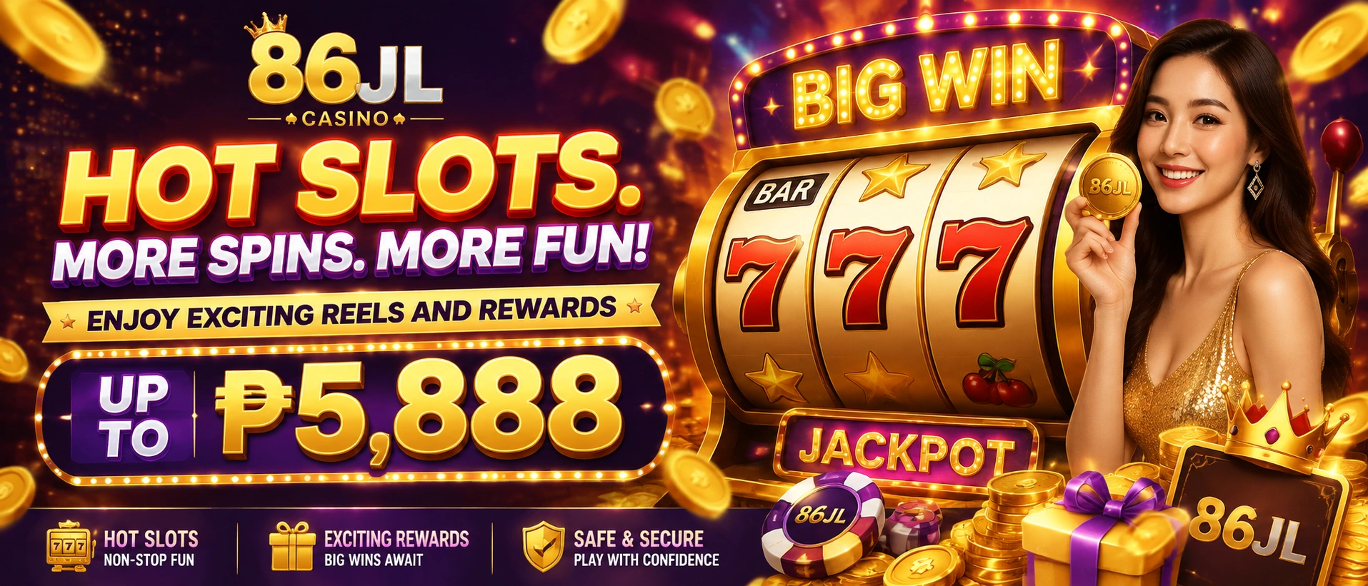 86JL slot category visual with a Philippines-first layout