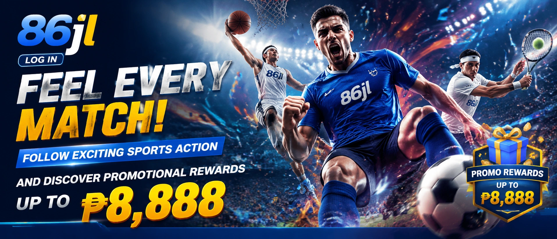 86JL sports banner artwork